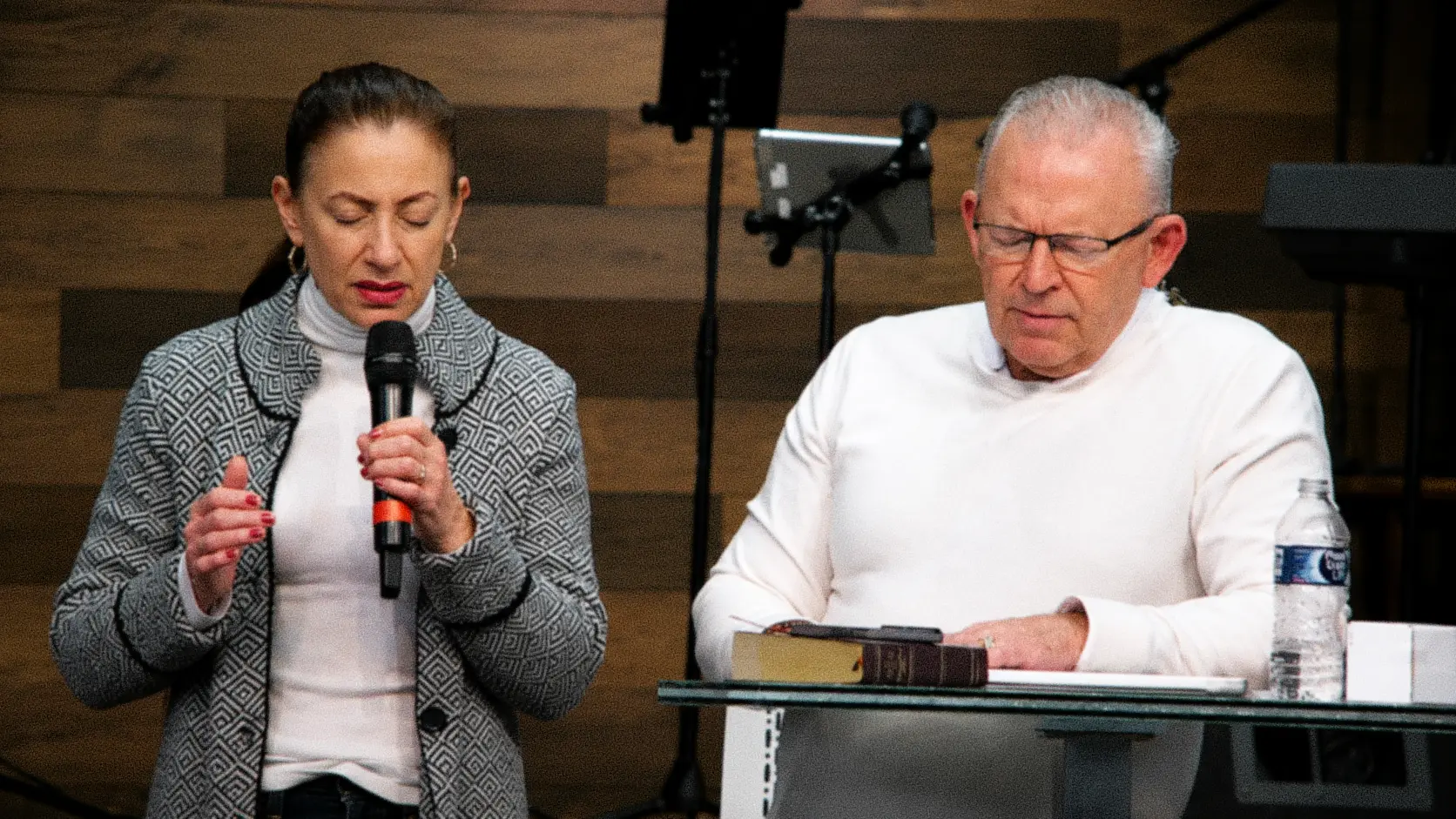 Dr. James Horvath teaching at Calvary Lighthouse Church